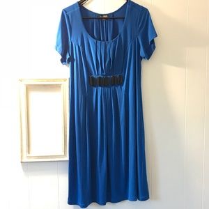 Voir Voir Blue Beaded Dress